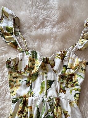 AQUA Bloomingdale’s Floral Dress
